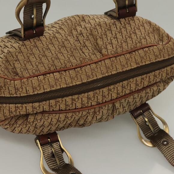 DIOR Trotter Canvas Hand Bag Brown - Picture 6 of 12